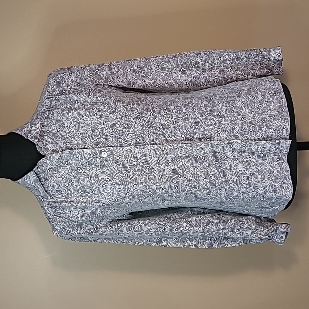 VINTAGE 100% Silk Blouse, Made in Hong Kong